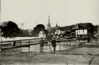 Alte, kostenpflichtigen Fugngerbrcke