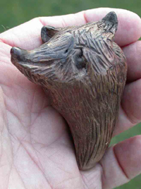 Fuchs aus Rebwurzelholz