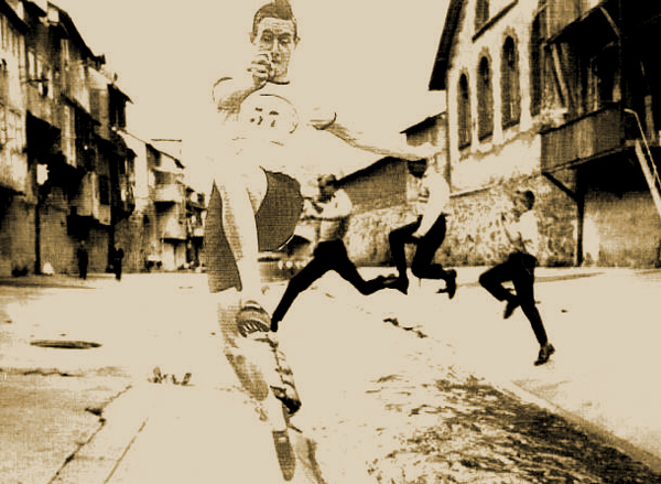 Sprung ber den Ellerbach.