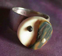 Fingerring Wstenschaf-Horn